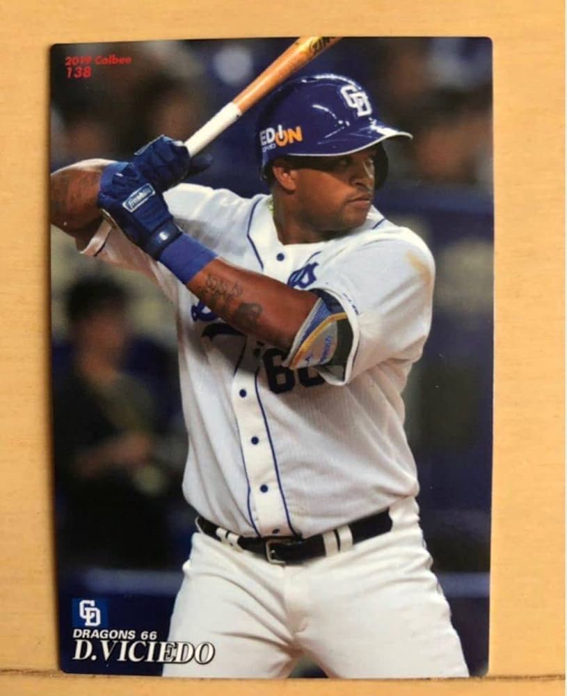 激安！最終値下げ！プロ野球　NPB　中日ドラゴンズ　ビシエド選手実使用バット！ Amazon.co.jp: プロ野球チップス選手カード ビシエド 中日